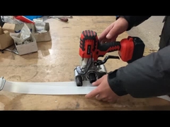 तेजी से बांधने के लिए बैटरी संचालित प्लास्टिक स्ट्रैपिंग टूल